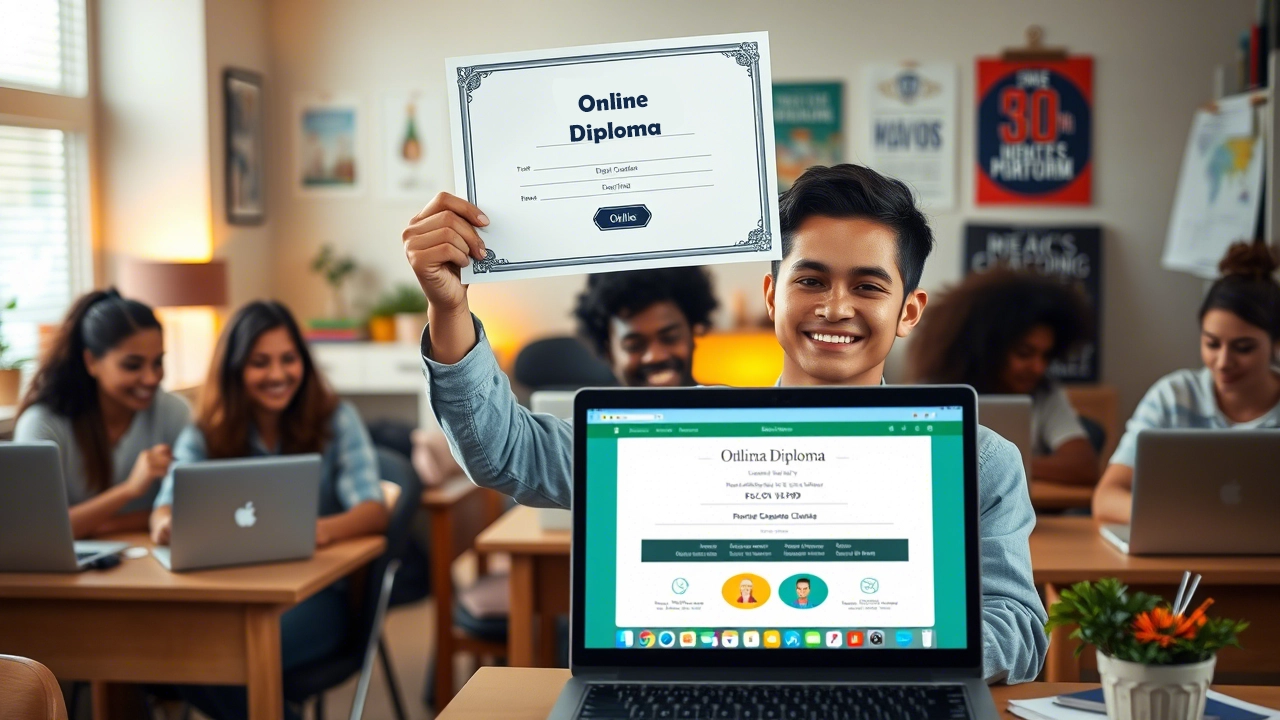 Earning an Online Diploma